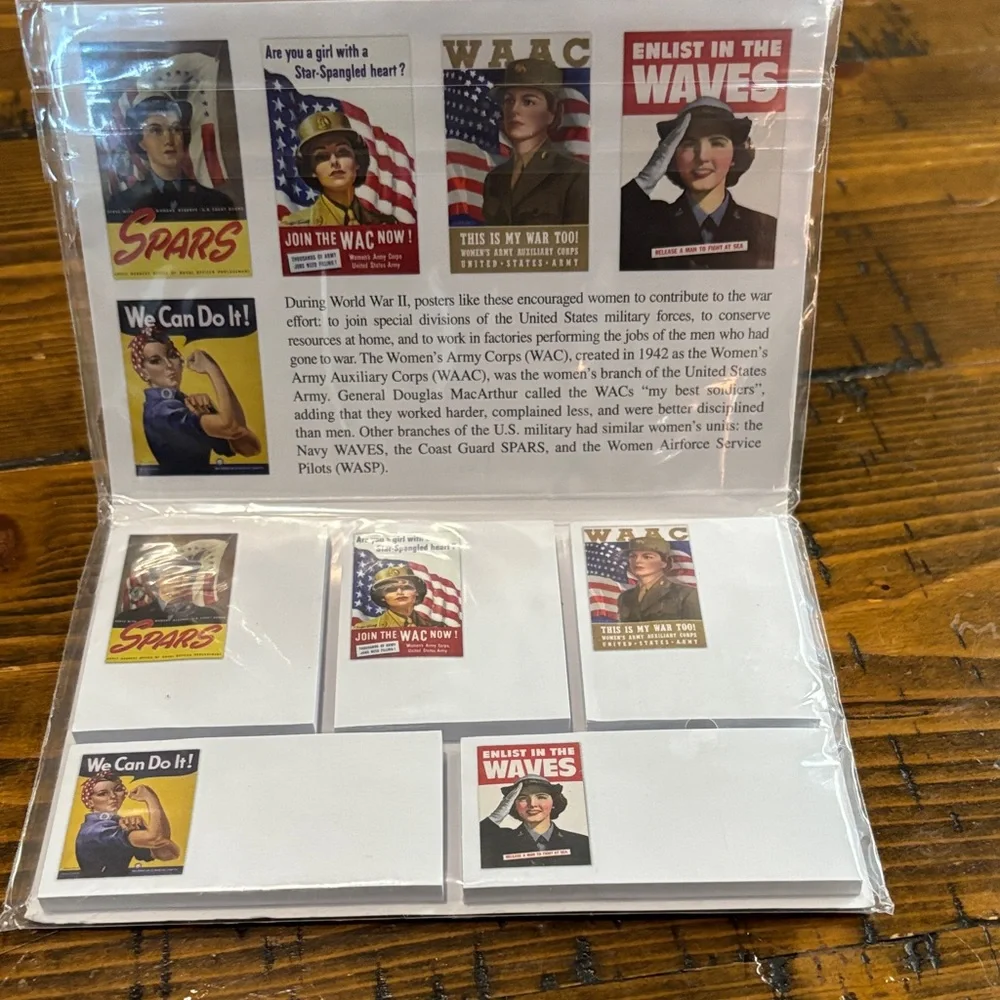 Women of WWII Sticky Notes Set